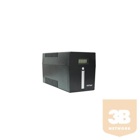 UPS KSTAR Microsine 2000VA USB, LCD - Line-interaktiv szinuszos