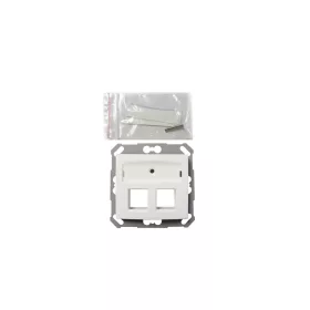 Legrand valena 2xRJ45 üres,fehér