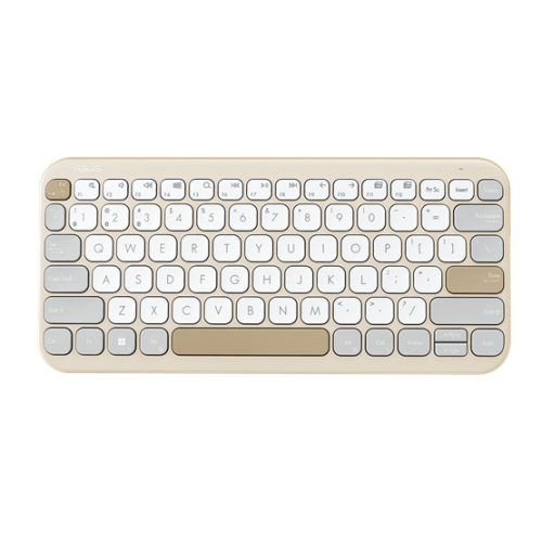 BILL ASUS Marshmallow KW100 vezeték nélküli billentyűzet - HU layout - Oat Milk