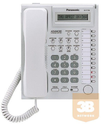 Panasonic KX-AT7730CE, fehér analóg rendszerkészülék TES 824-hez