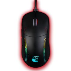  KONIX - DRAKKAR PC Asgard Vezeték Nélküli Gaming 10000DPI, Fekete RGB