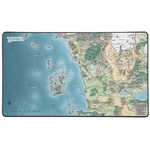 KONIX - DUNGEONS & DRAGONS "Faerun" Gaming Egérpad 800x460mm, Mintás