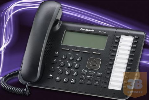 Panasonic KX-DT546X, digit rendszertelefon, 6 soros, háttérvil, 24 gomb, headset, full duplex