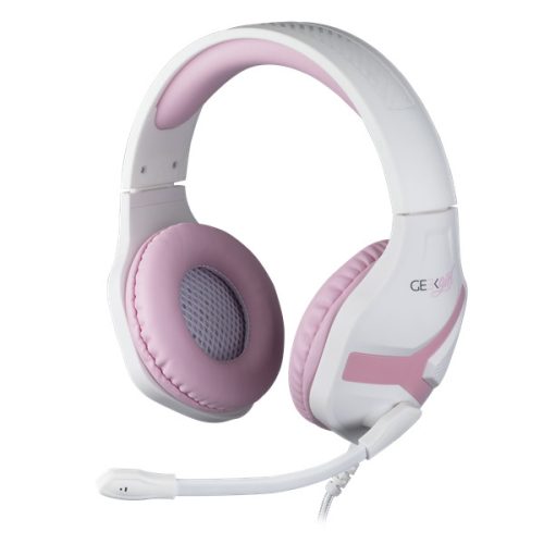 KONIX - MYTHICS PS4 "Geek Girl Crystal" Fejhallgató Vezetékes Gaming Stereo Mikrofon, Színes