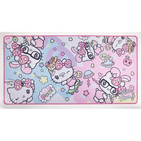 KONIX - HELLO KITTY "Pony" XXL Egérpad 900x470mm, Mintás