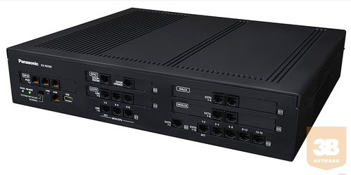 Panasonic KX-NS500NE, PBX (6 CO, 16 SLT CID, 2 DLC, hangüzenet, 2 port DISA) 2U HUN READY lok.