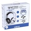 KONIX - MYTHICS PS5 Kezdő csomag (Fejhallgató + Töltő kábel + Thumb Grip + Kontroller védő), Fehér