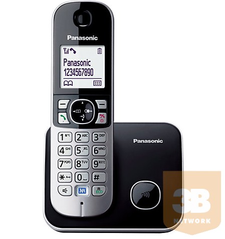 Panasonic KX-TG6811PDB, kulcskereső komp, háttérzaj csökk., bővíthető Dect