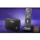 Panasonic KX-TGP600CEB SIP DECT telefon, 8 SIP vonal, színes kijelző, 500 mem., bőv., PoE