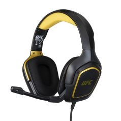   KONIX - UFC 2.0 Fejhallgató Vezetékes Gaming Stereo Mikrofon, Fekete-Sárga