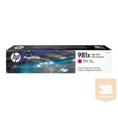   HP L0R10A Tintapatron HP 981X magenta 10 000 oldal HP PageWide Enterprise 556/586