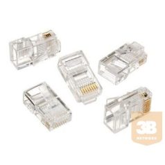   Gembird LAN modular plug 8P8C for solid cable cat. 5e, 30U'' (50 pcs)