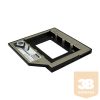 ADA LC Power 5,25" drive bay rack for a 2,5" HDD/SSD (9,5mm) - ultraslim ODD- LC-ADA-525-25-NB