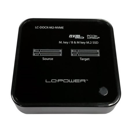 USB LC Power LC-DOCK-M2-NVME SSD dokkoló állomás