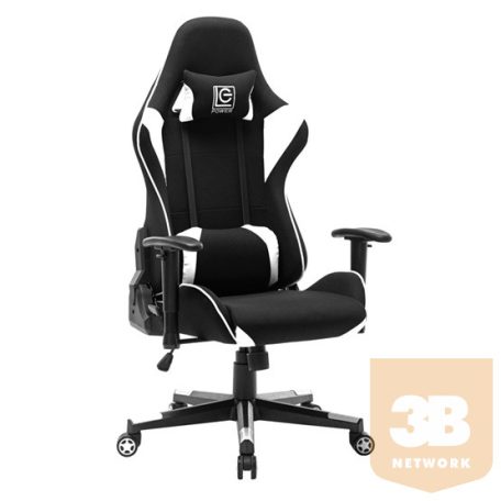 GCN LC Power LC-GC-703BW Gaming szék - Fekete/Fehér