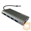 USB HUB LC Power LC-HUB-C-MULTI-5 - USB-elosztó