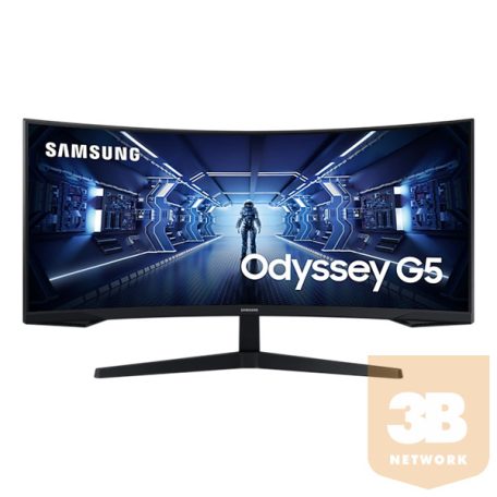 Samsung Monitor 34" - C34G55TWWP (VA, 3440x1440, 21:9, WQHD, 165HZ, 250cd/m2, 1ms, Curved)