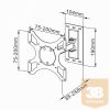 SBOX LCD-2901 fali konzol, dönthető, forgatható, 19"-37", 200x200, max 25 kg