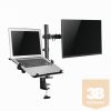 SBOX LCD-LM01 Asztali laptop és monitortartó konzol, 13"-27", max 10 kg