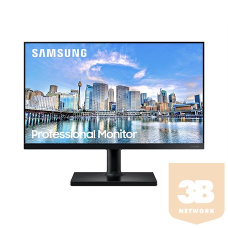 SAMSUNG IPS monitor 24" T45F, 1920x1080, 16:9, 250cd/m2, 5ms, 2xHDMI/DisplayPort/2xUSB, Pivot, hangszóró