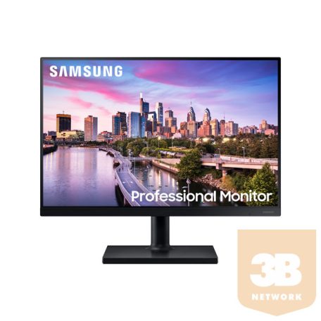 Samsung Monitor 24" - F24T450GYU (IPS, 1920x1200, 16:10, 75HZ, 250cd/m2, 5ms, Pivot, Flat)