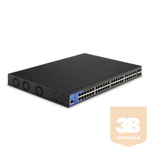 LINKSYS Switch LGS352MPC, 48x1000Mbps 4xSFP+, POE+ (48-Port Business managed POE+ Gigabit Switch + 4 SFP+ port)