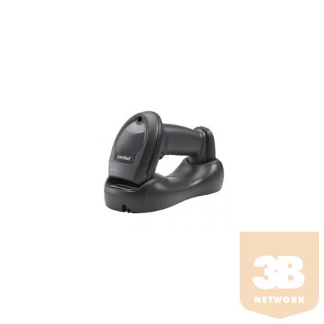 ZEBRA Bluetooth vonalkód olvasó, vezeték nélküli, LI4278, BT, 1D, multi-IF, kit(USB), fekete