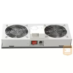   LANDE LN-FAN-ONF-2FWM-LG Ventilátor egység Fali rack szekrényhez 2 ventilátor ON/OFF RAL7035 szürke