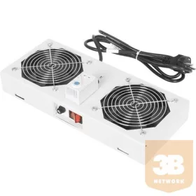   LANDE LN-FAN-THM-1FWMIP-LG Ventilátor egység termosztáttal (egyes) SAFEbox rack szériához RAL7035 szürke
