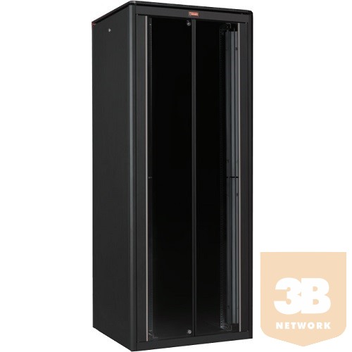 LANDE LN-FS42U8010-BL-111 DYNAmic 42U 800x1000 álló rack szekrény 19" RAL9005 fekete