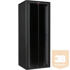   LANDE LN-FS42U8060-BL-111 DYNAmic 42U 800x600 álló rack szekrény 19" RAL9005 fekete