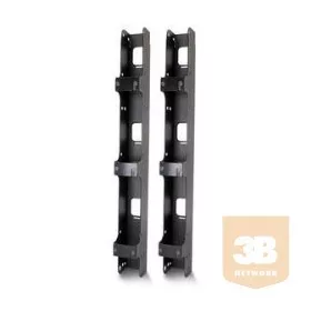   LANDE LN-KDG-ORG-42EU-BL Kábelrendező függőleges fém (jobb/bal) Álló és Szerver rackhoz 42U RAL9005 fekete