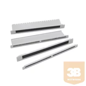   LANDE LN-KDG-YKD-1UFO-BL Kábelrendező 1U horizontális fésüspanel RAL9005 fekete