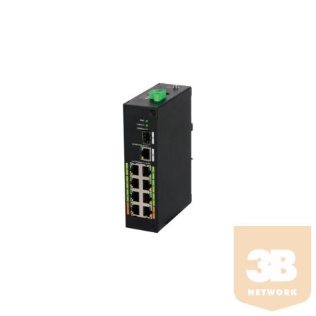 Dahua Menedzselhető PoE switch - LR2110-8ET-120 (8x 100Mbps; 8 port Poe;  2x SFP, 120W)