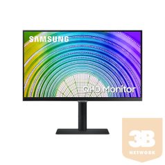   SAMSUNG IPS monitor 24" S60UA, 2560x1440, 16:9, 300cd/m2, 5ms, 75Hz, HDR, DisplayPort/HDMI/3yUSB/USB-C, Pivot