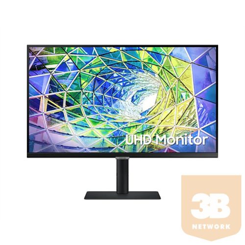 Samsung Monitor 27" - S27A800UJP (IPS, 3840x2160, 16:9, UHD, 60Hz, 300cd/m2, 5ms, Pivot, Flat)