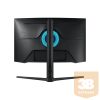 SAMSUNG Ívelt Gaming&Smart 240Hz VA monitor 32" G65B, 2560x1440, 16:9, 350cd/m2, 1ms, DP/2xHDMI/2xUSB/LAN/WiFi/BT, Pivot