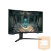 SAMSUNG Ívelt Gaming&Smart 240Hz VA monitor 32" G65B, 2560x1440, 16:9, 350cd/m2, 1ms, DP/2xHDMI/2xUSB/LAN/WiFi/BT, Pivot