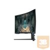 SAMSUNG Ívelt Gaming&Smart 240Hz VA monitor 32" G65B, 2560x1440, 16:9, 350cd/m2, 1ms, DP/2xHDMI/2xUSB/LAN/WiFi/BT, Pivot