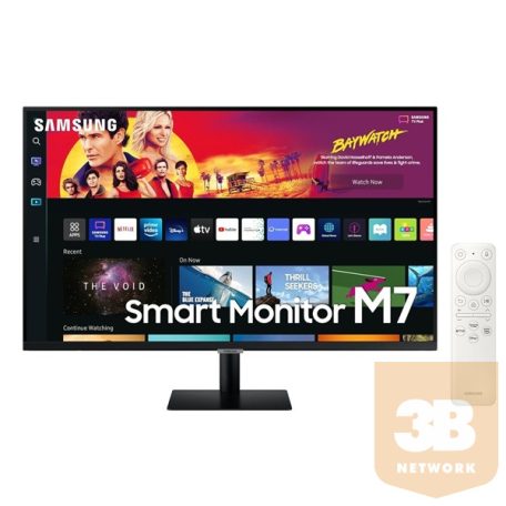 Samsung Monitor 32" - S32BM700UP (VA, 3840x2160, 16:9, UHD, 60HZ, 300cd/m2, 4ms, Smart, Flat)