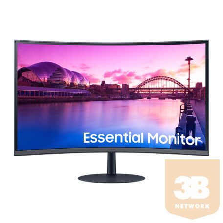 SAMSUNG Ívelt VA monitor 32" S3, 1920x1080, 16:9, 250cd/m2, 4ms, 2xHDMI/DisplayPort/HDCP, hangszóró
