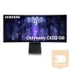 SAMSUNG Ívelt Gaming&Smart OLED monitor 34" G85SB, 3440x1440, 21:9, 250cd/m2, 0.1ms, Mini-DP/Micro HDMI/USB-C/WiFi/BT