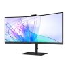 SAMSUNG Ívelt VA monitor 34" S65VC, 3440x1400, 21:9, 350cd/m2, 5ms, HDMI/DisplayPort/2xUSB/USB-C/LAN, hangszóró&webkam.