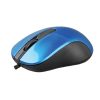 SBOX Egér, WIRED MOUSE, Blue