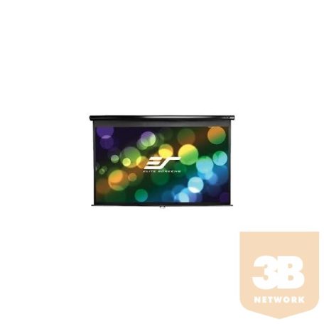 EliteScreens 106" (16:9) manuális fali vászon M106UWH-E24 (235 x 132 cm, Fekete váz)