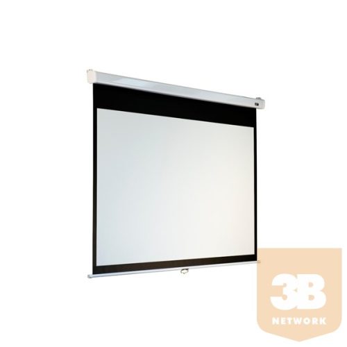 EliteScreens 120" (16:9) manuális fali vászon M120HSR-Pro (266 x 149 cm, Fehér váz)