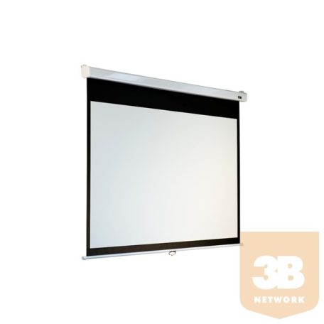 EliteScreens 120" (4:3) manuális fali vászon M120VSR-Pro (244 x 183 cm, Fehér váz)