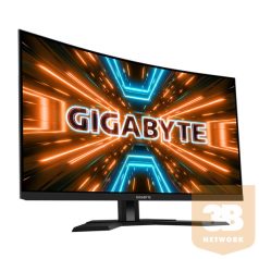   GIGABYTE Ívelt VA LED Monitor 31.5" M32QC 2560x1440, 2xHDMI/Displayport/4xUSB