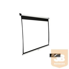   EliteScreens 84" (4:3) manuális fali vászon M84NWV (170 x 128 cm, Fehér váz)