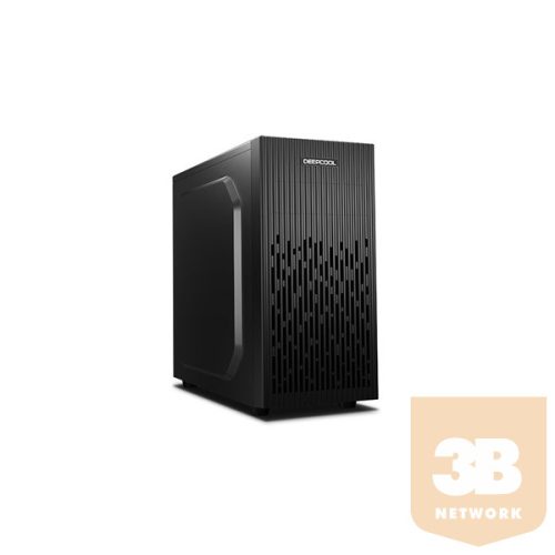 DeepCool Számítógépház - MATREXX 30 SI (fekete, fekete belső, 1x12cm ventilátor, Micro ATX/Mini-ITX, 1xUSB3.0, 1xUSB2.0)